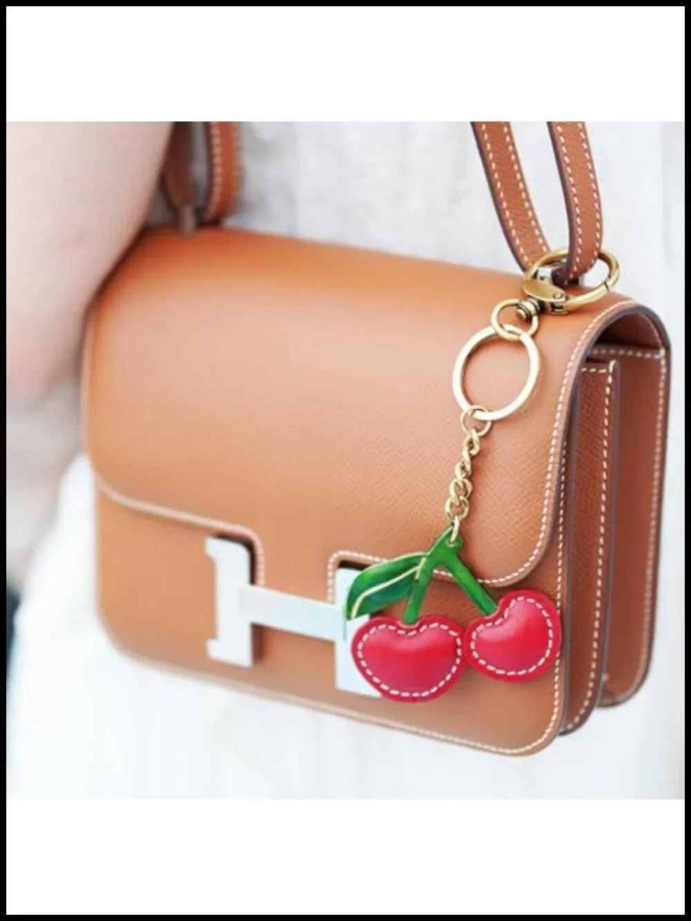 Genuine Leather Cat Keychain Charm Handmade 3D Pendant Keyring Accessory